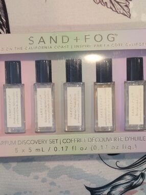 Sand + Fog Women's Fragrance Oil Discovery Set - Clear (5 x 5 mL)
